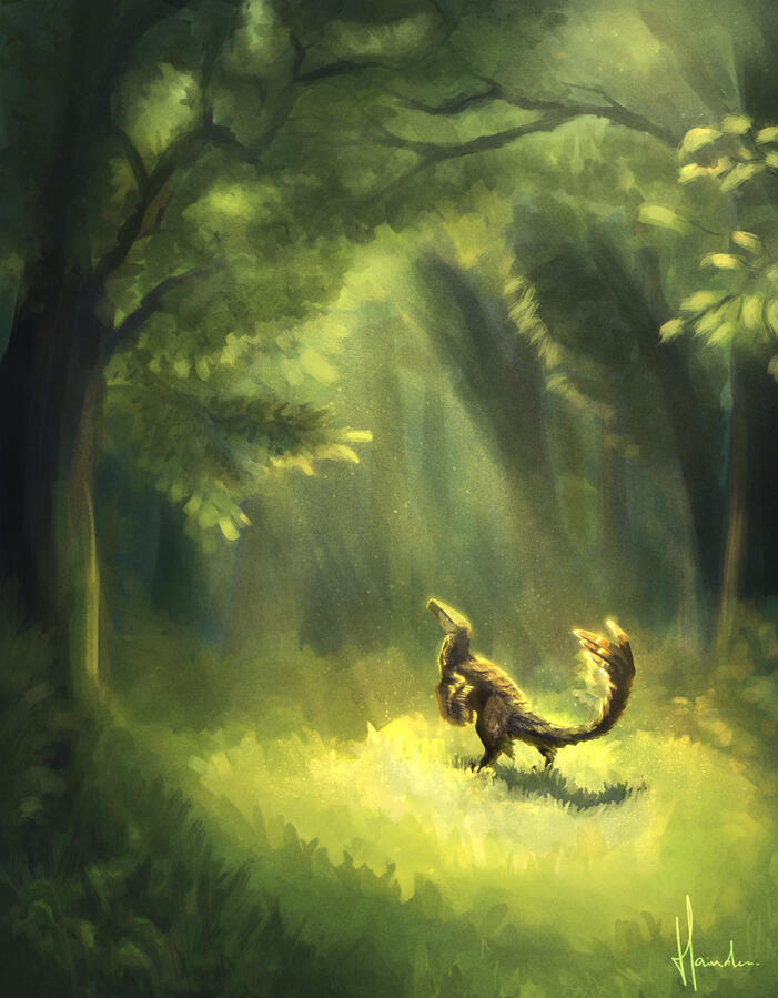 Speedpainted fullbody & detailed background